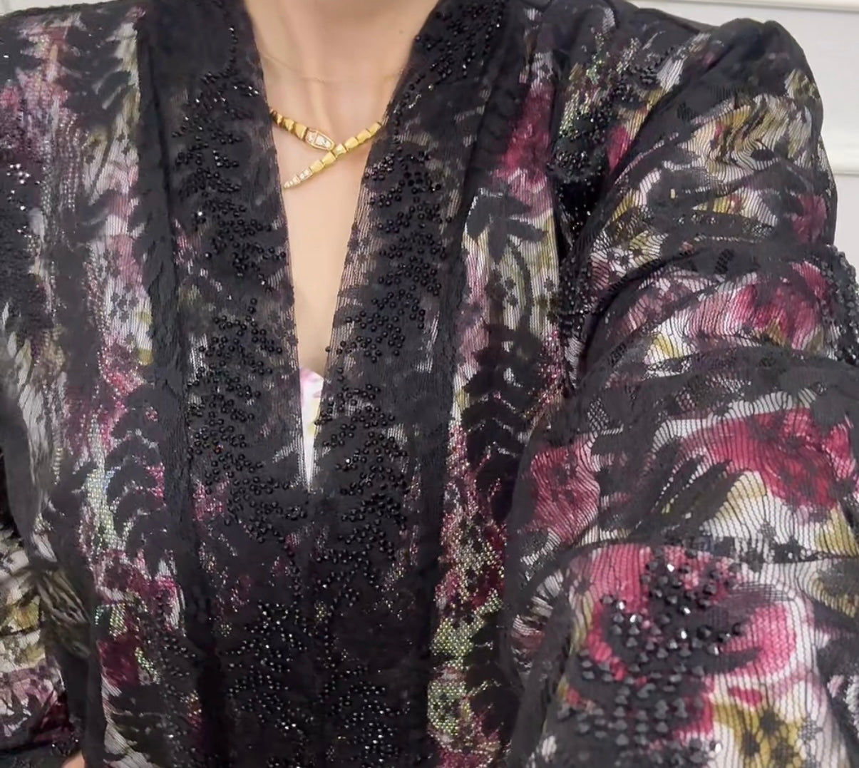 Abaya Midnight noir