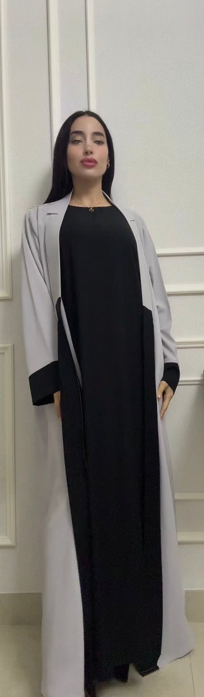 Abaya Silhouette Elegant suit style 2 piece