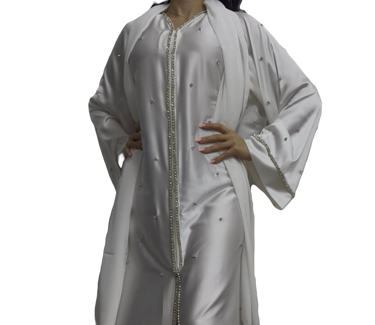 Abaya Princess white