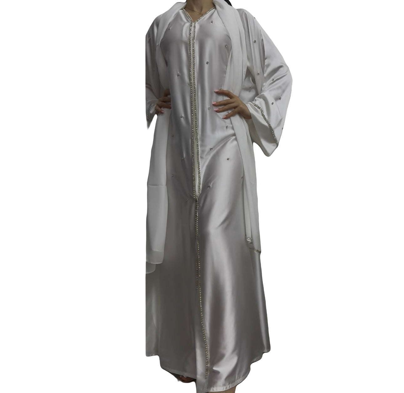 Abaya Princess white