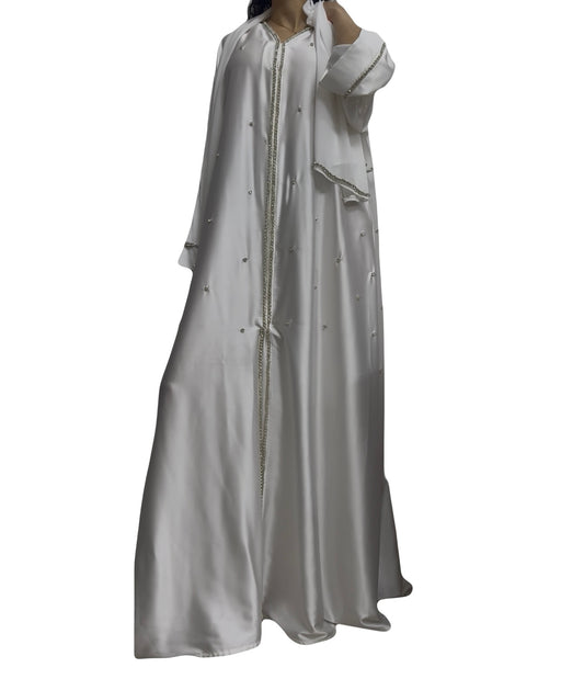 Abaya Princess white