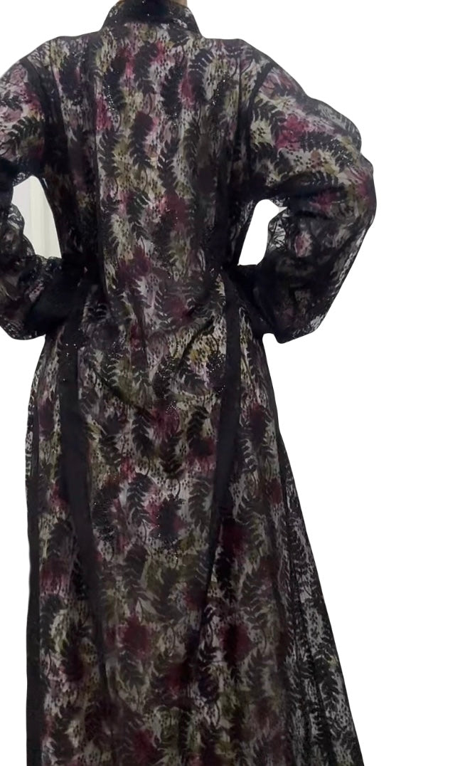 Abaya Midnight  noir
